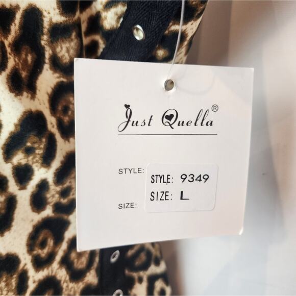 New Animal Print Sexy Stretch Tank Dress Size XL - Picture 7 of 11